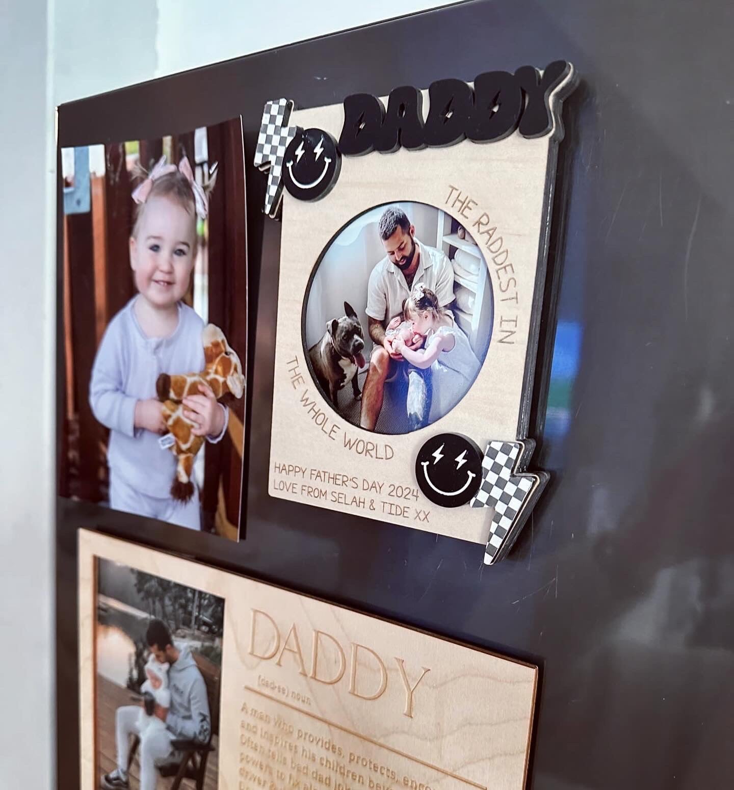 Fathers Day Fridge Magnet (RAD DAD)