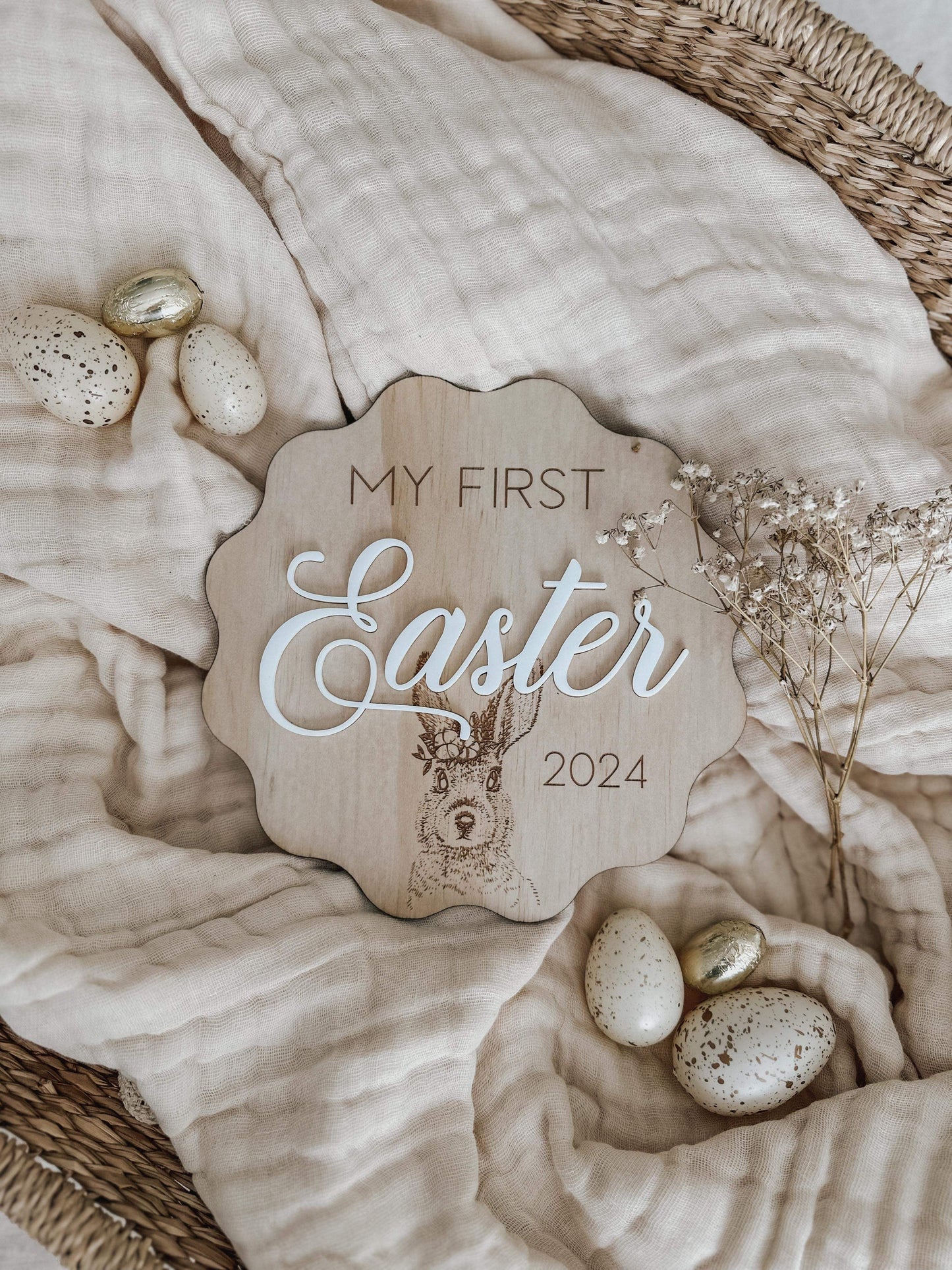 My First Easter Scallop Disc