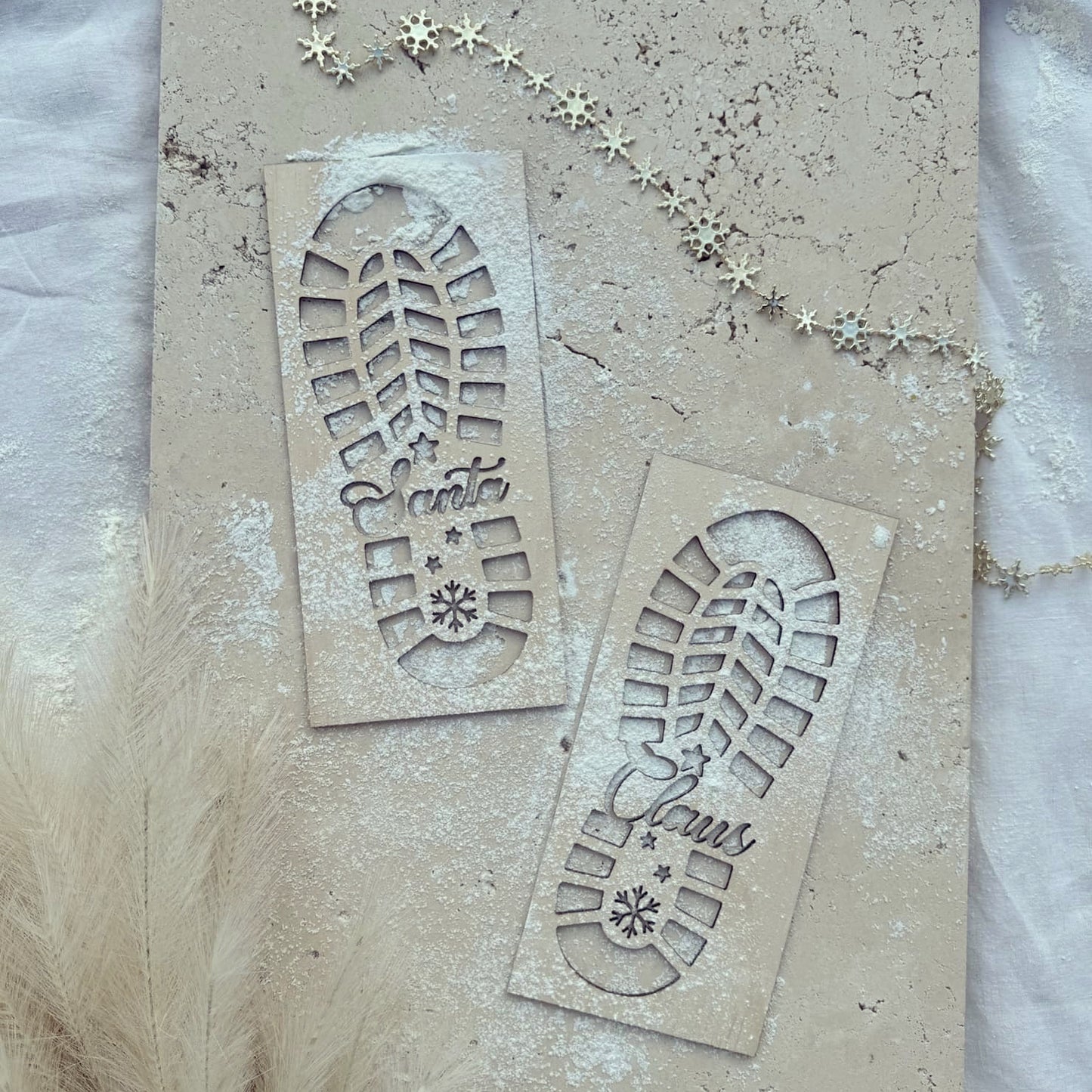Santa’s Boot Stencil