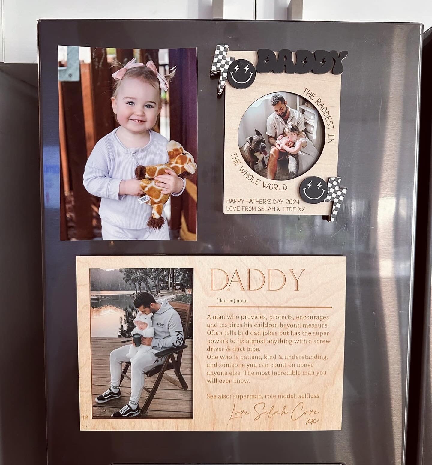 Fathers Day Fridge Magnet (RAD DAD)