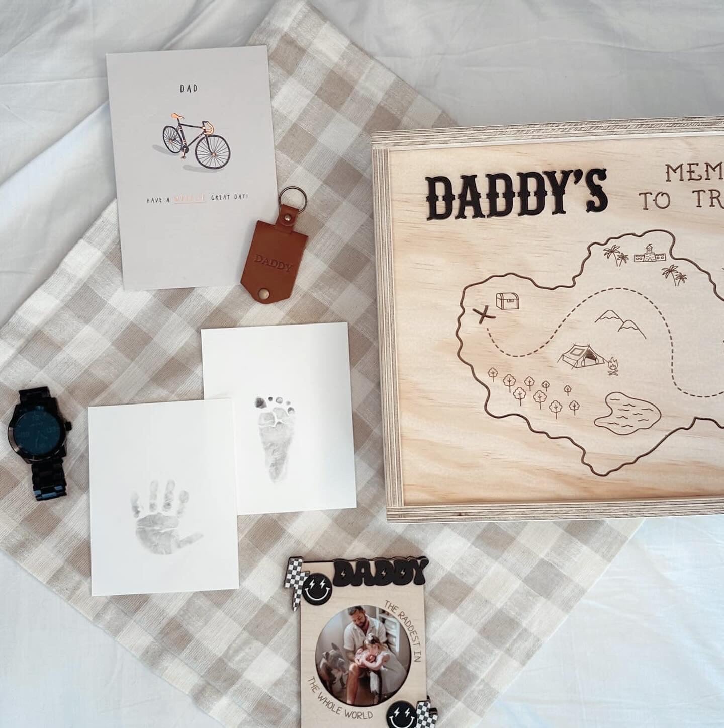 Dads Treasure Chest - Large Keepsake Box