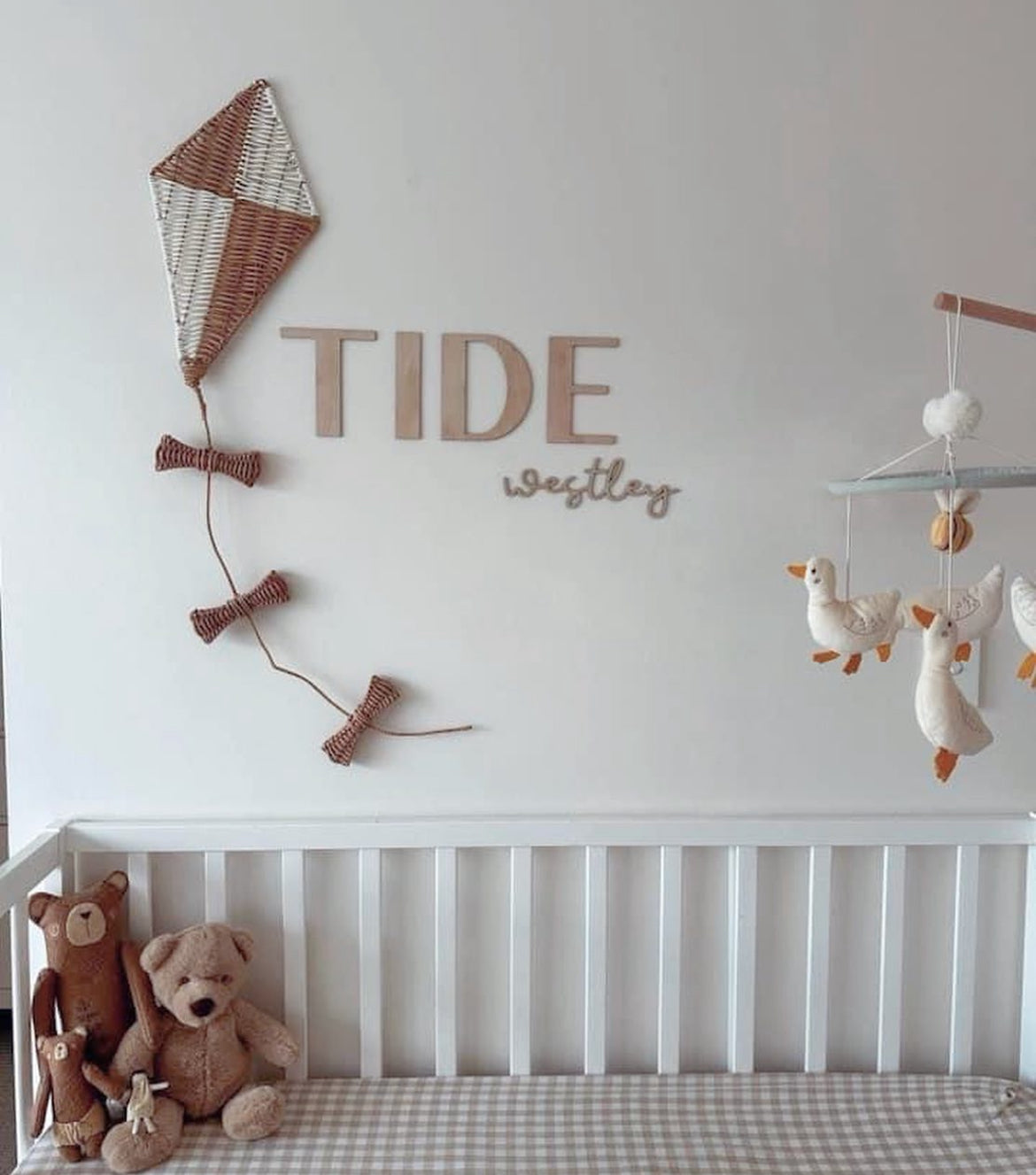 Wooden Name Sign for Wall or Door