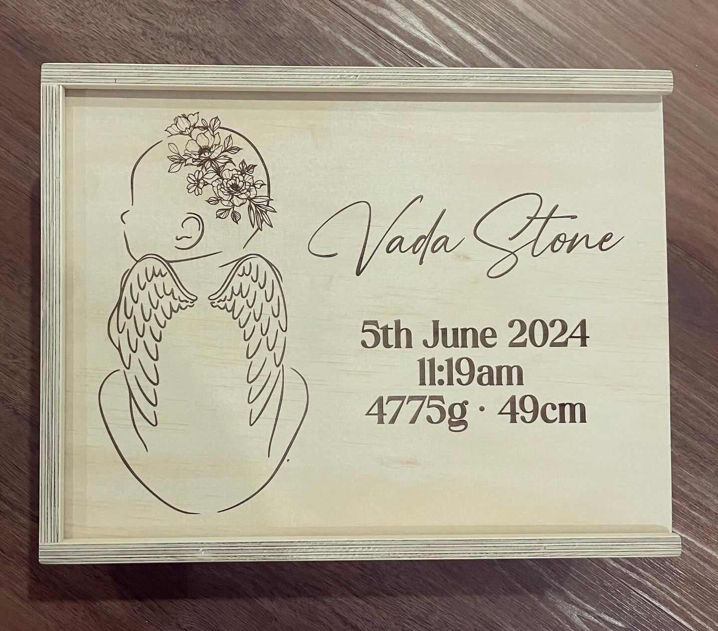 Large Memorial Keepsake Box - Baby