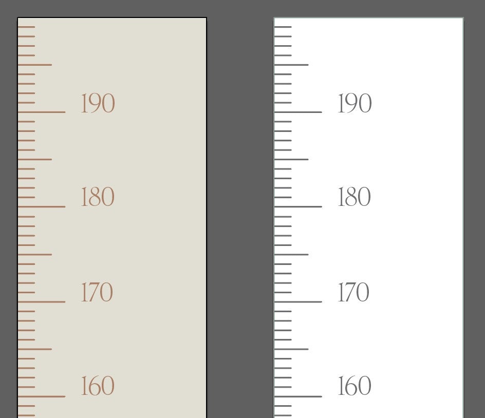 Material Height Charts