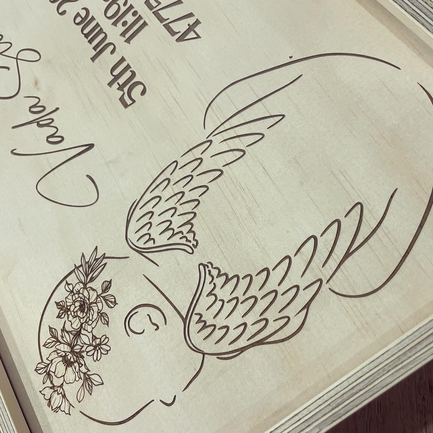 Large Memorial Keepsake Box - Baby
