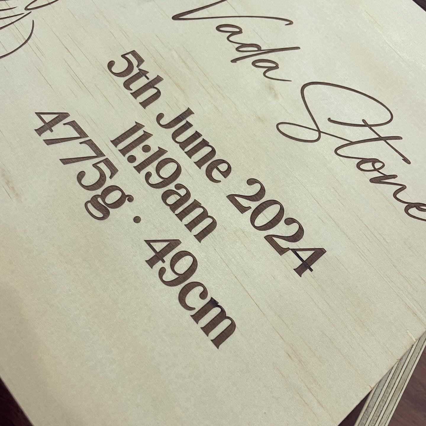 Large Memorial Keepsake Box - Baby