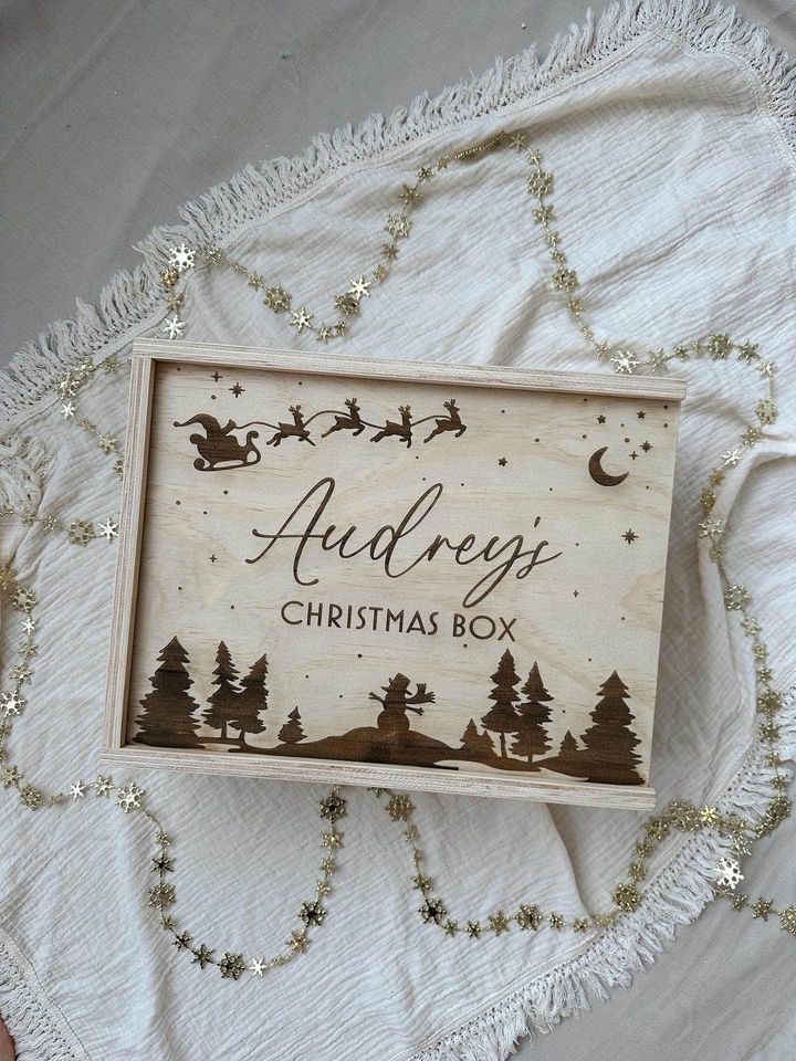 Large Christmas Keepsake Box