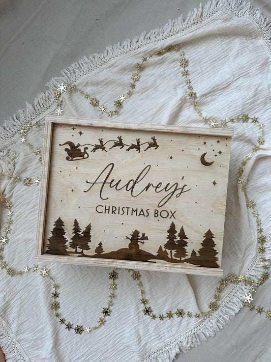 Large Christmas Keepsake Box