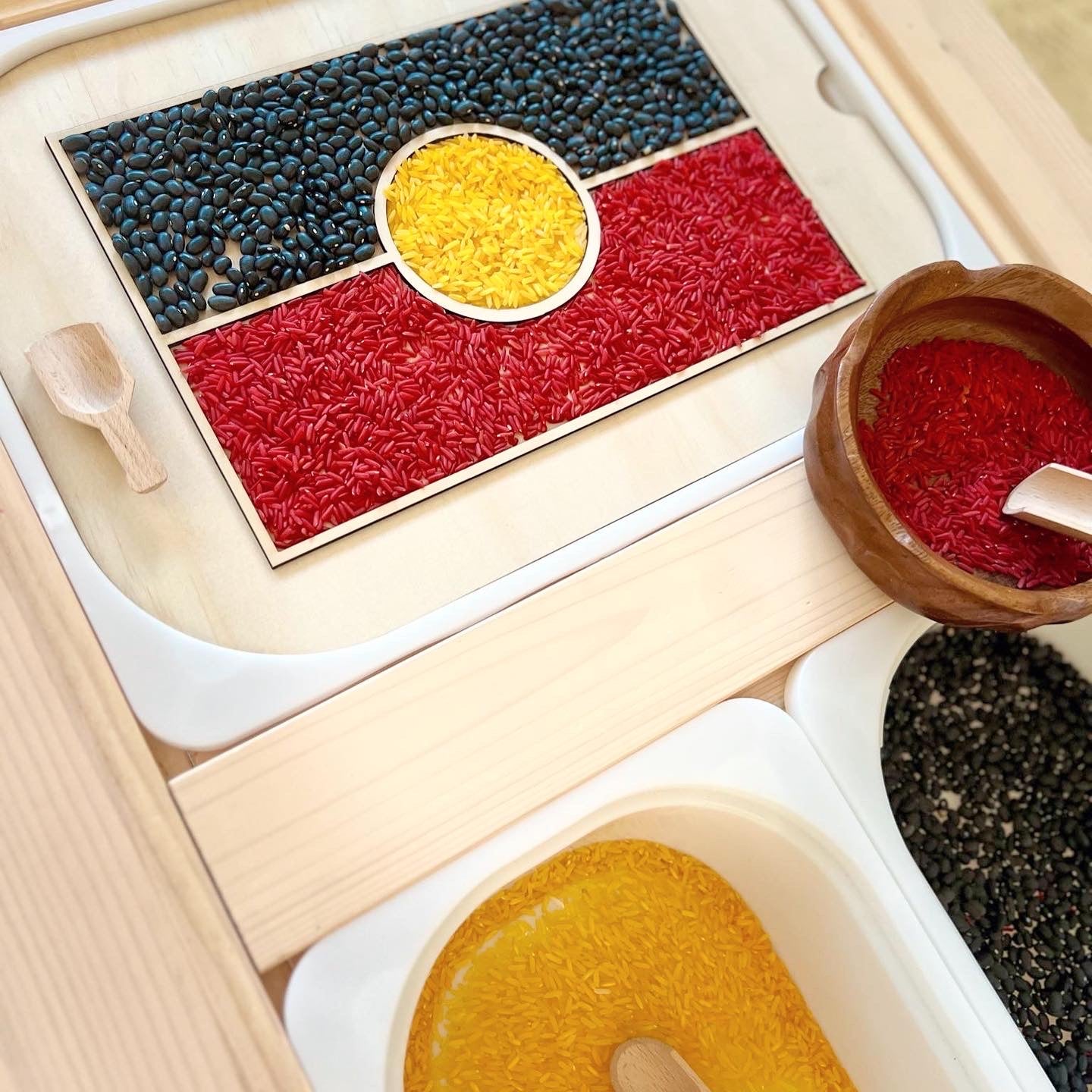 Flisat Insert - Aboriginal Flag