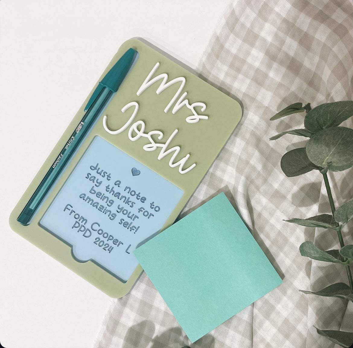 Acrylic Post It Holder