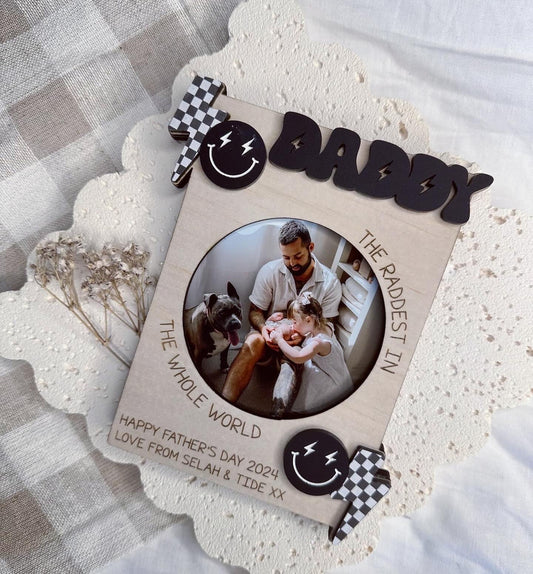 Fathers Day Fridge Magnet (RAD DAD)