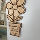 Teacher Floral Magnet (Personalised)