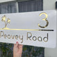 Palm Tree Address Sign