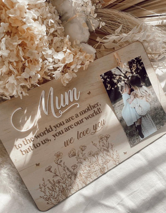 Mum Wooden Fridge Display Keepsake