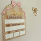 My First and Last Day Board - Bow