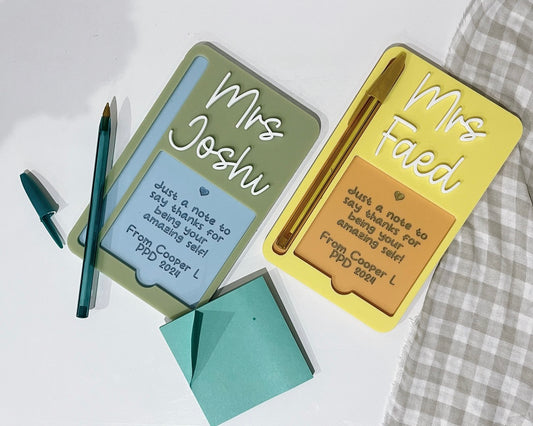 Acrylic Post It Holder