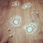 Easter Bunny Footprint Stencil Set